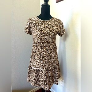 Girls cheetah Dress